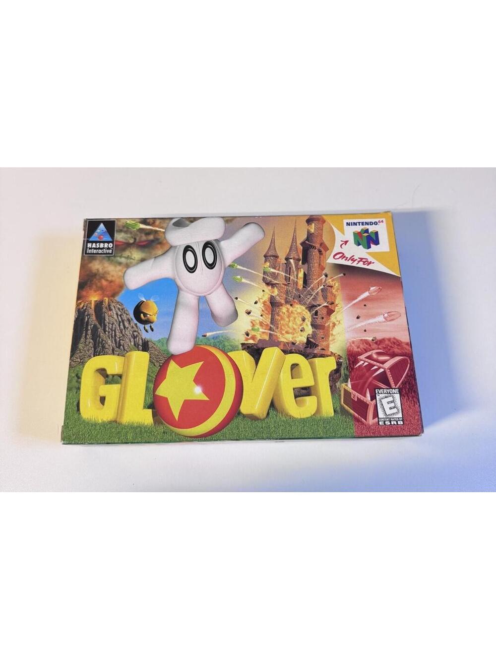 Glover Nintendo 64 Video Game Cart + Box Tested